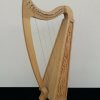 22 Strings Ash wood Celtic Irish Harp, Carry bag & Book