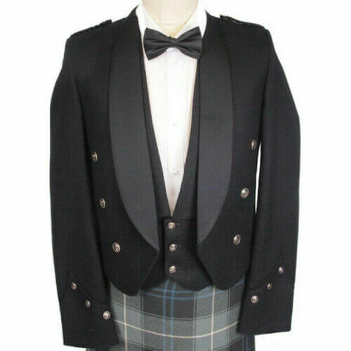 Irish Brian Boru Kilt Jacket & Waistcoat Custom Made Prince Charlie Kilt Jacket