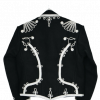 Hussar Jacket Size Small Coat Black Top Military Uniform Tunic