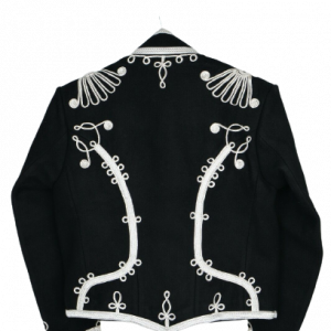 Hussar Jacket Size Small Coat Black Top Military Uniform Tunic