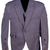 Light Purple Herringbone Tweed Crail/Argyle Jacket & Vest