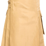 KHAKI UTILITY KILT MANS FASHION