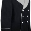 Military Army WWII German Elite Black Wool General Leader Formal Dress Jacket