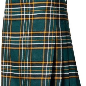 Men's 100% Wool Scottish Kilt 8 Yard Adjustable Leather Straps Irish Heritage Formal Wear