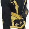 Men’s Black and Gold Ceremonial Hussar Officers Military Jacket