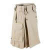 Military Combat Tactical Duty Kilt Police Cargo Urban Uniform Khaki Cotton Kilt