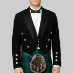 Traditional Scottish Prince Charlie Kilt Jacket Waistcoat/Vest- Sizes