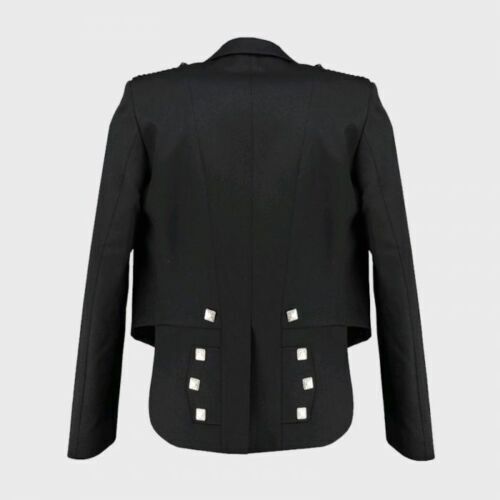 Men Prince Charlie Jacket with Waistcoat/Vest Set Wool 100%