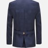 Blue Trachten Jacket Men’s Serge Wool Jacket Traditional Oktoberfest Custom