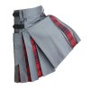 Heavy Cotton Hybrid Kilt Grey Color With Tartan
