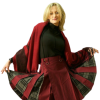 Kilt Kiltish ladies maroon utility Scottish kilt