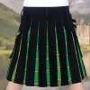 Men’s Modern Hybrid Cotton & Tartan Irish Cross Strip Designer Kilt for Weddings