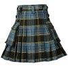 Men’s Scottish Highland Anderson Tartan Utility Kilt with Cargo Pockets
