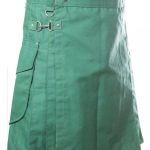 Scottish Fashion For Men Sea Green Utility Kilts