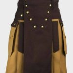 Scottish Modern Kilt with Stylish Pocket Kilt for Men