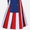 US American Flag Hybrid Utility Kilt Modern Design