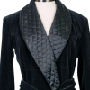 Velvet Men Smoking Jackets Robes Shawl Lapel Dinner Party Wear Vintage Blazers