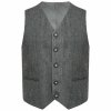 Tweed Crail Highland Kilt Jacket and Waistcoat Grey Scottish Wedding Dress
