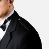Black Argyll Jacket & Vest Waistcoat 100% Wool Kilt Jacket