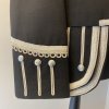Doublet Tunic Miltary piper & Drummer Jacket wool Black & Silver - Image 7