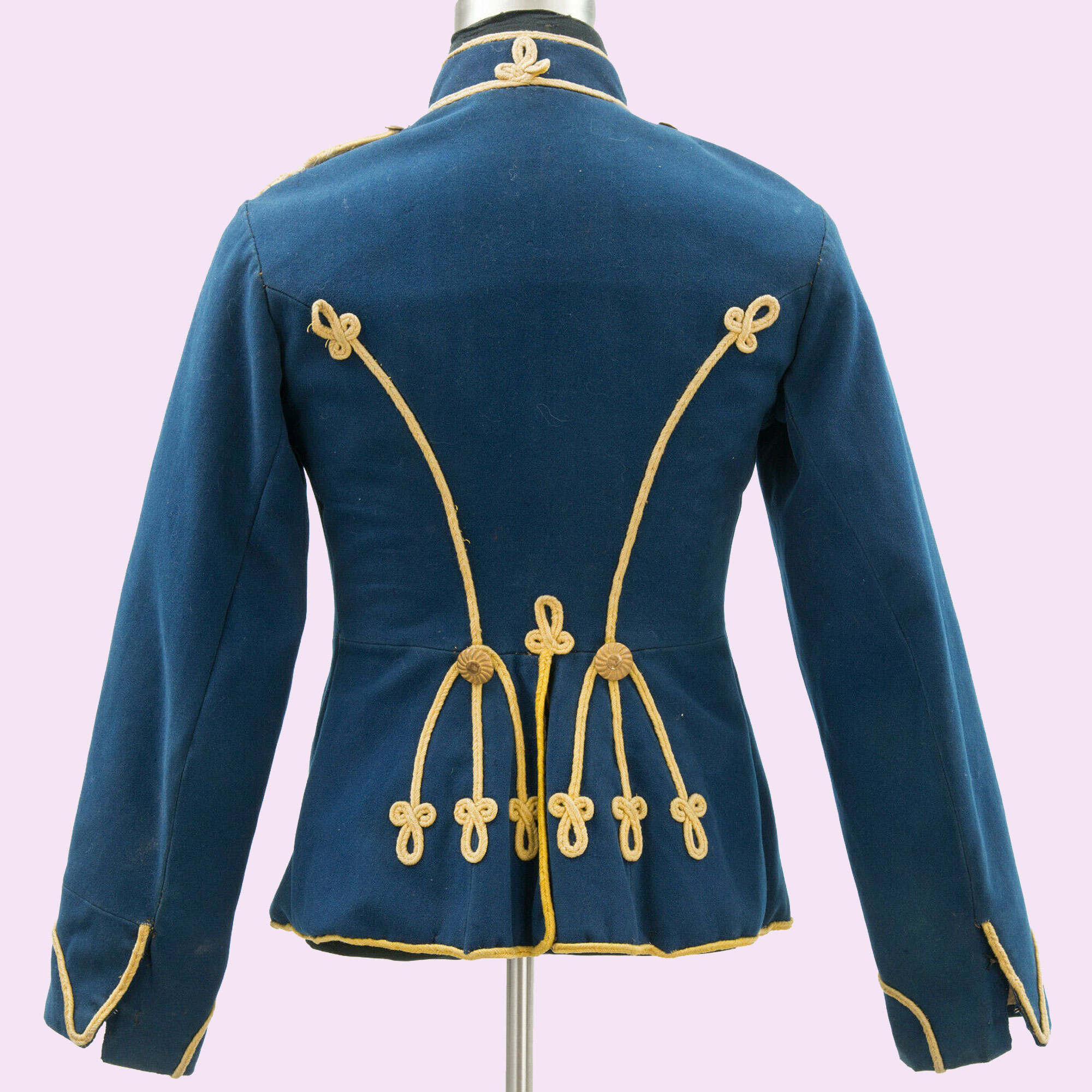 Men Blue Imperial Prussian hussar tunic jacket