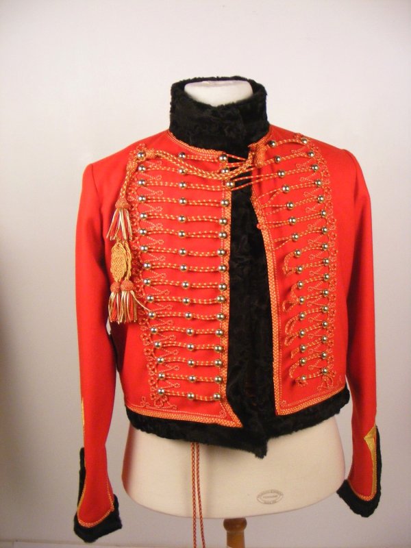 Men's military hussar jacket, Men's fashion hussar jacket