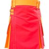 RED AND ORANGE UTILITY KILT