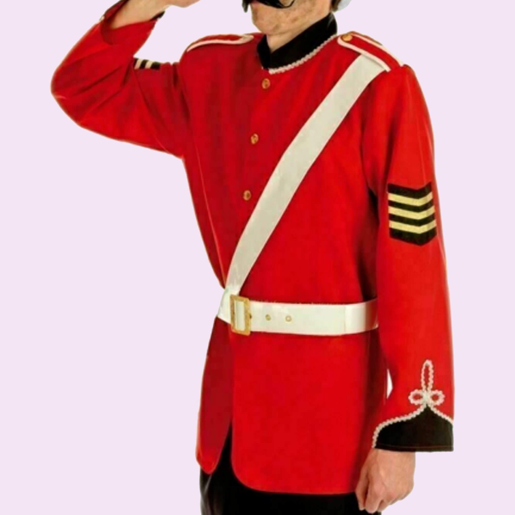 New British Boer War Soldier Costume Men’s Fancy Red Wool Coat1