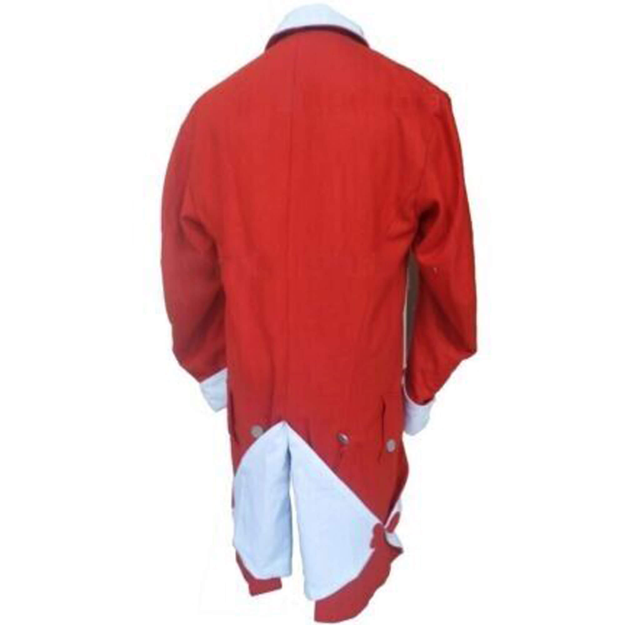 New Royal British Marine Revolutionary War Coat Men Red Wool Jacket2