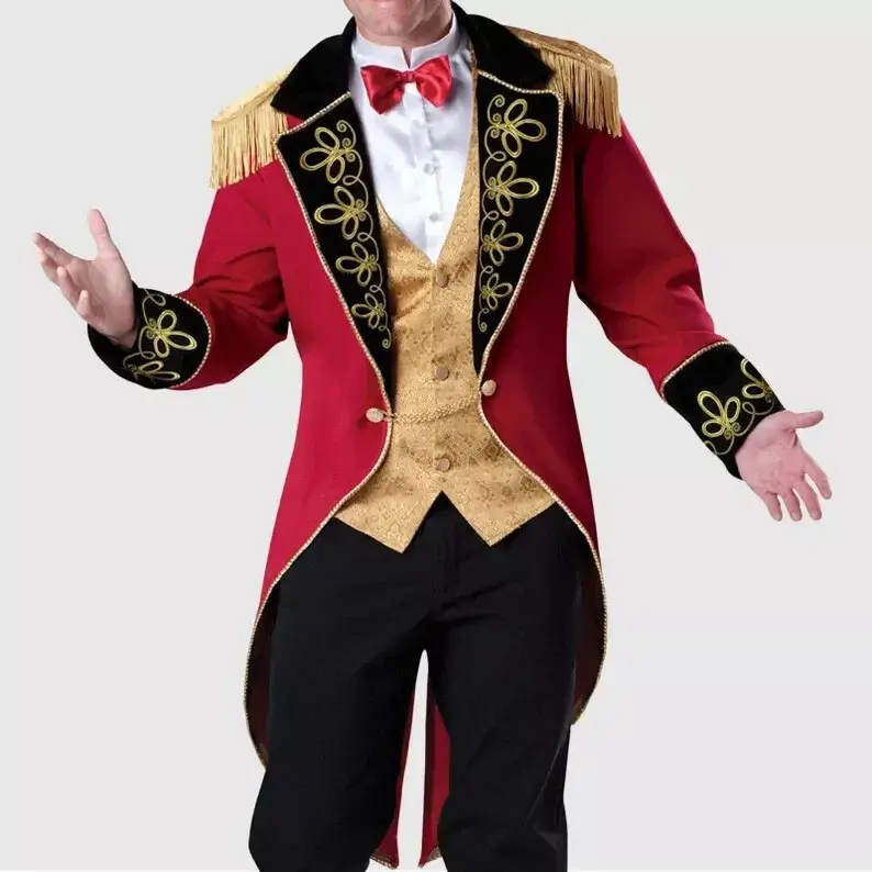 Mens Gothic Steampunk Elite Ringmaster Costume,Mens Gothic Fashion Elite Ringmas