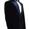 Men Navy Blue Smoking Jackets Designer Wedding Tuxedo Party Wear Blazer Coats