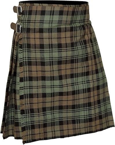 Men's 5 Yard Scottish Tartan Kilt, Highland Wedding Kilt