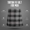 Kilt for Men I Scottish Tartan Kilt Polyviscose 8 Yard Traditional Mens Kilt