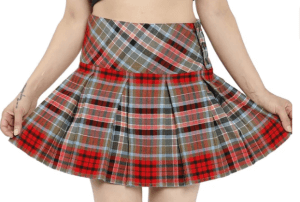 Criss-Cross Pleat Skirt